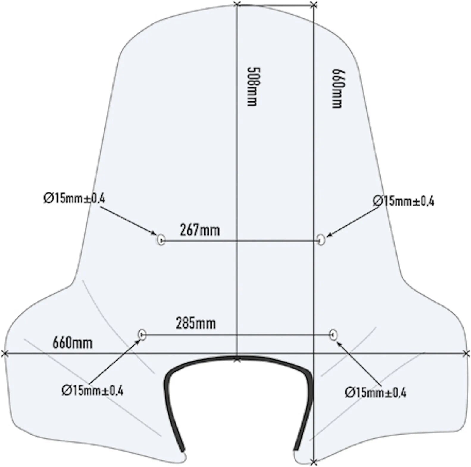 Transparent Wind-Screen - Givi Compatible With Askoll Es1-Es2-Es3 (2019-2024)