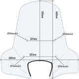 Transparent Wind-Screen - Givi Compatible With Askoll Es1-Es2-Es3 (2019-2024)