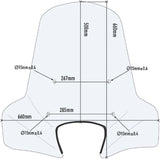 Transparent Wind-Screen - Givi Compatible With Askoll Es1-Es2-Es3 (2019-2024)