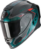 Full-Face Motorcycle Helmet Scorpion Exo Exo-R1 Evo Carbon Air Carbon Fiber Black Green Propel Size M