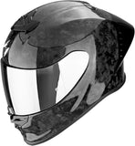 Full-Face Motorcycle Helmet Scorpion Exo Exo-R1 Evo Ii Carbon Air Carbon Fiber Black Onyx Size L
