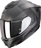 Full-Face Motorcycle Helmet Scorpion Exo Exo-1500 Air Ultra Tct Matt Silver Black Red Dual Size Xs