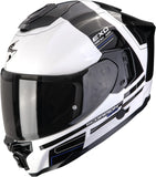 Full-Face Motorcycle Helmet Scorpion Exo Exo-1500 Air Ultra Tct White Black Blue Dual Size Xs