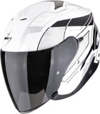 Urban Motorcycle Helmet Scorpion Exo Exo-Z1 Ultra Tct White Black Silver Vue Size Xxl