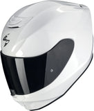 Full-Face Motorcycle Helmet Scorpion Exo Exo-391 Polycarbonate White Solid Size Xl