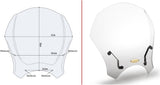 Universal Transparent Wind-Screen - Givi Compatible With Benelli Leoncino 500 - Trail (2017-2024)