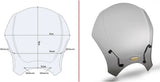 Universal Smoked Wind-Screen - Givi Compatible With Benelli Leoncino 800 (2022-2024)