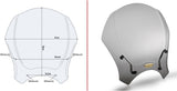 Universal Smoked Wind-Screen - Givi Compatible With Benelli Leoncino 800 (2022-2024)