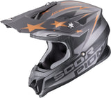 Off-Road Motorcycle Helmet Scorpion Exo Vx-16 Evo Air Polycarbonate Silver Black Copper Patriot Size Xxl
