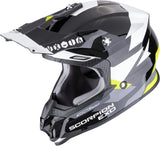Off-Road Motorcycle Helmet Scorpion Exo Vx-16 Evo Air Polycarbonate Black Neon Yellow Rod Size S