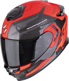 Full-Face Motorcycle Helmet Scorpion Exo Exo-Gt Sp Air Ultra Tct Black Neon Red Flex Size S