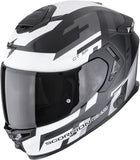 Full-Face Motorcycle Helmet Scorpion Exo Exo-Gt Sp Air Ultra Tct Matt Black Silver Tornado Size Xxl