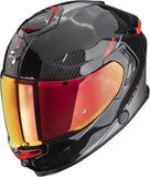 Full-Face Motorcycle Helmet Scorpion Exo Exo-Gt Sp Air Ultra Tct Black Silver Asphalt Size M