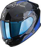 Full-Face Motorcycle Helmet Scorpion Exo Exo-Gt Sp Air Ultra Tct Black Blue Asphalt Size Xl