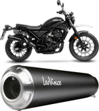 Exhaust Tip Without Sound Certification Gp One Stainless Steel Stainless Steel End Cap - Leovince Compatible With Honda Cl 500 (2023-2024)