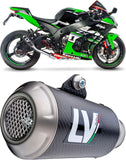 Exhaust Tip Without Sound Certification Gp Corsa Evo Carbon Fiber - Leovince Compatible With Honda Cb 500 Hornet (2024-2026)