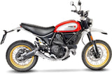 Exhaust Tip Without Sound Certification Lv-10 Stainless Steel Stainless Steel End Cap - Leovince Compatible With Ducati Scrambler 800 Desert Sled (2017-2020)