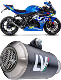 Exhaust Tip Without Sound Certification Gp Corsa Evo Carbon Fiber - Leovince Compatible With Honda Cb 500 F (2016-2018)