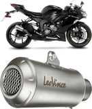 Exhaust Tip Without Sound Certification Lv-10 Stainless Steel Stainless Steel End Cap - Leovince Compatible With Kawasaki Zx 6R Ninja (2019-2020)