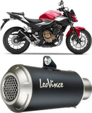 Exhaust Tip Without Sound Certification Lv-10 Carbon Fiber Stainless Steel End Cap - Leovince Compatible With Kawasaki Zx 6R Ninja (2019-2020)