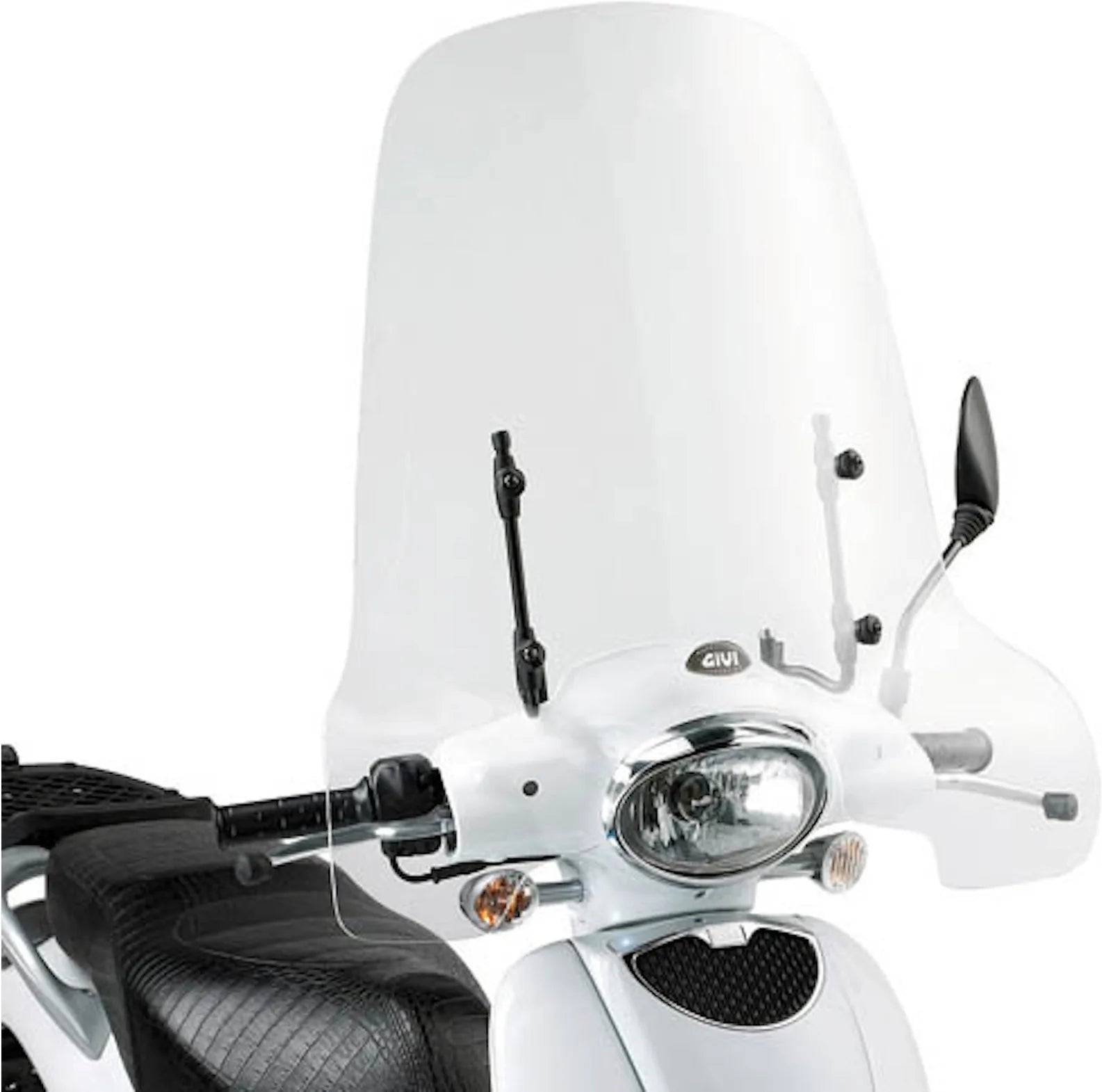 Transparent Wind-Screen - Givi Compatible With Aprilia Scarabeo 100 (2009-2013)