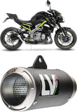 Exhaust Tip Without Sound Certification Lv Corsa Carbon Fiber Stainless Steel End Cap - Leovince Compatible With Kawasaki Z 900 A2 (2018-2024)