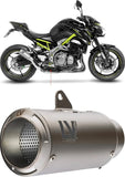 Exhaust Tip Without Sound Certification Lv Corsa Titanium Stainless Steel End Cap - Leovince Compatible With Kawasaki Z 900 A2 (2025-2026)