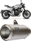Exhaust Tip Without Sound Certification Lv Corsa Titanium Stainless Steel End Cap - Leovince Compatible With Honda Cb 1000 R Neo Sports Café (2018-2024)
