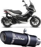 Complete Exhaust System Without Catalytic Converter And Without Sound Certification Gp Corsa Evo Carbon Fiber - Leovince Compatible With Aprilia Sr Gt 125 - Sport (2022-2024)