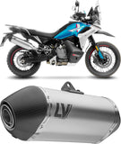 Exhaust Tip Without Sound Certification Lv-14 Titanium Carbon Fiber End Cap - Leovince Compatible With Cfmoto Ibex 800 E (2025-2026)