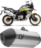 Exhaust Tip Without Sound Certification Lv-14 Titanium Carbon Fiber End Cap - Leovince Compatible With Voge Valico 900 Dsx (2024-2026)