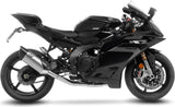 Complete Exhaust System Without Catalytic Converter And Without Sound Certification Lv-14 R Stainless Steel Carbon Fiber End Cap - Leovince Compatible With Yamaha Yzf-R9 900 (2025-2026)