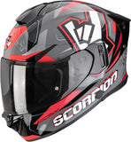 Full-Face Motorcycle Helmet Scorpion Exo Exo-530 Air Polycarbonate Grey Black Red Rok Size Xxl