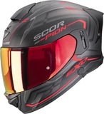 Full-Face Motorcycle Helmet Scorpion Exo Exo-530 Air Polycarbonate Matt Black Red Slope Size L