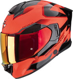 Full-Face Motorcycle Helmet Scorpion Exo Exo-530 Air Polycarbonate Red Black Clip Size L