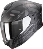 Full-Face Motorcycle Helmet Scorpion Exo Exo-530 Air Polycarbonate Matt Black Silver Fond Size M