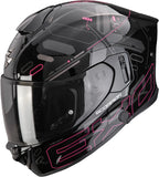 Full-Face Motorcycle Helmet Scorpion Exo Exo-530 Air Polycarbonate Black Pink Fond Size L