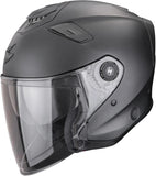 Urban Motorcycle Helmet Scorpion Exo Exo-Gt Jet Ultra Tct Matt Pearl Black Solid Size Xs