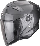 Urban Motorcycle Helmet Scorpion Exo Exo-Gt Jet Ultra Tct Metallic Grey Solid Size L