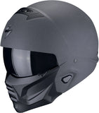 Full-Face Motorcycle Helmet Scorpion Exo Exo-Combat Ii Polycarbonate Dark Grey Graphite Size ・S