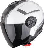 Urban Motorcycle Helmet Scorpion Exo Exo-City Ii Polycarbonate Matt Silver White Cosmos Size Xs