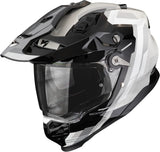 Full-Face Motorcycle Helmet Scorpion Exo Adf-9000 Air Ultra Tct Black Silver Patrol Size Xs