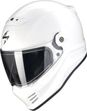 Full-Face Motorcycle Helmet Scorpion Exo Covert Fx Ultra Tct White Solid Size Xxl