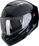 Flip-Up Motorcycle Helmet Scorpion Exo Exo-930 Evo Polycarbonate Black Solid Size S