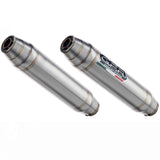 Dual Exhaust System Without Sound Certification Deeptone Stainless Steel - Gpr Compatible With Royal Enfield Interceptor 650 (2019-2020)
