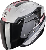 Urban Motorcycle Helmet Scorpion Exo Exo-230 Polycarbonate Grey Pink Hipe Size S