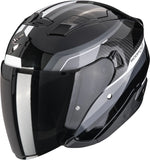 Urban Motorcycle Helmet Scorpion Exo Exo-230 Polycarbonate Black Silver Hipe Size Xl