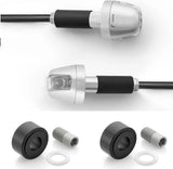 Couple Led Turn Signal Bar-End + Kit D13,5-23 Rizoma Sguardo Chrome