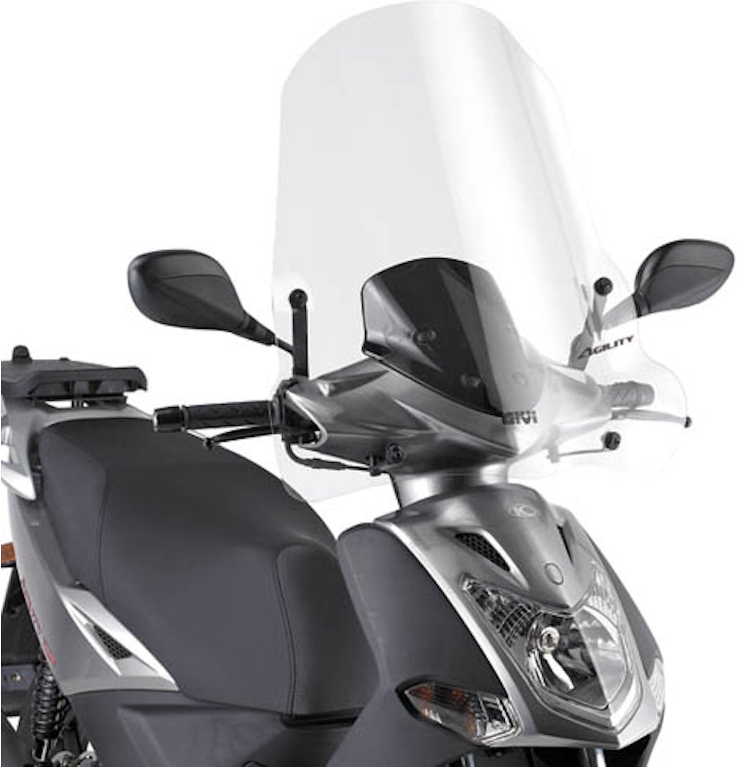 Transparent Wind-Screen 440A - Givi Compatible With Kymco Agility 150 - 200 R16 (2008-2013)