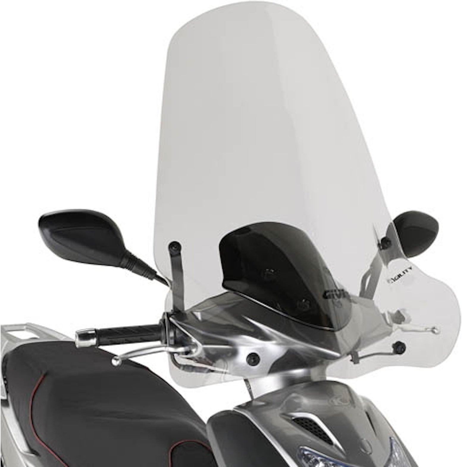 Transparent Wind-Screen 441A - Givi Compatible With Kymco Agility 150 - 200 R16 (2014-2024)